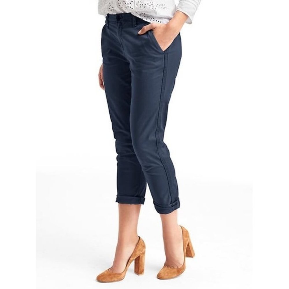 GAP Girlfriend Chino True Indigo Size 12
